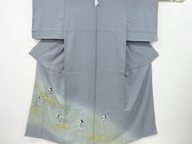 リサイクル　童女模様刺繍一つ紋色留袖